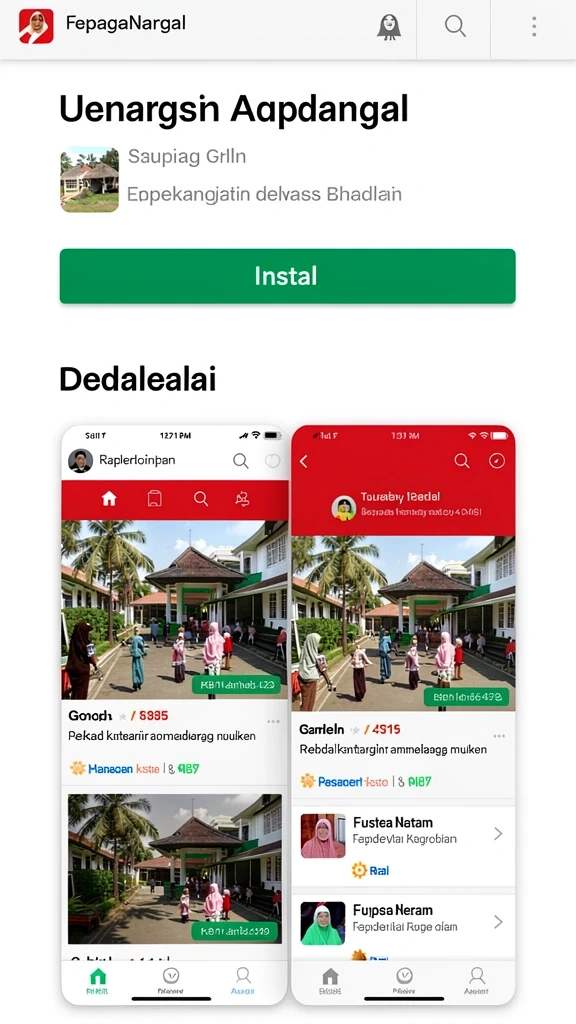 km777 - Tampilan awal yang menarik dengan navigasi mudah.