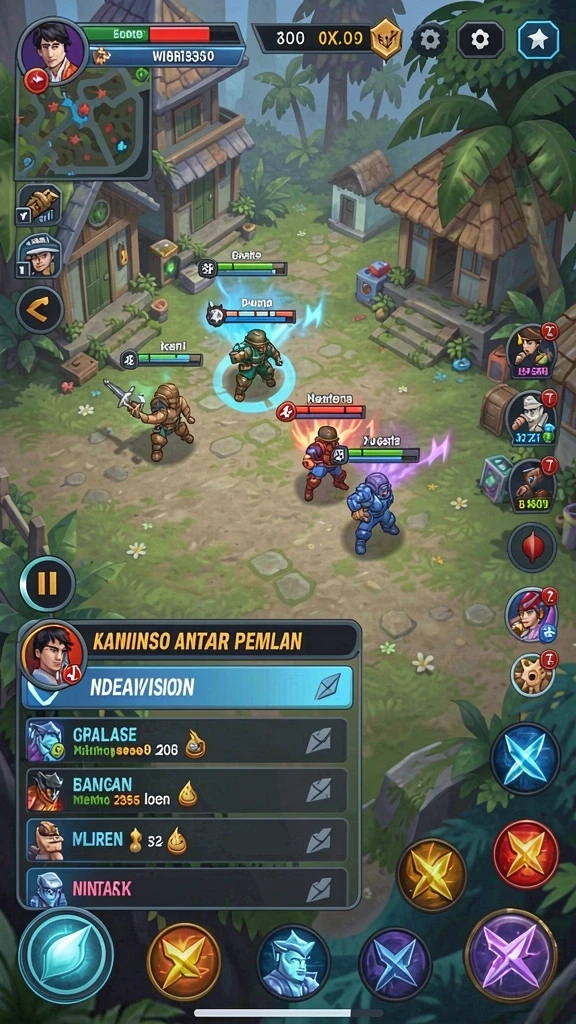 oristoto - Fitur multiplayer yang memungkinkan interaksi antar pemain.
