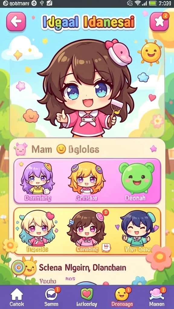 win4d - Screenshot menampilkan salah satu level permainan yang menarik.